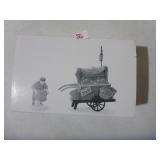 Chelsea Market Fruit Monger & Cart Set of 2 #58130