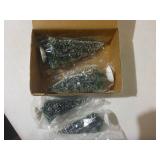 Village Frosted Topiary Trees Set of 4 #52019