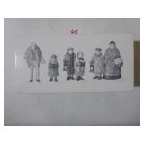 Carolers on the Doorstep Set of 4 #55700