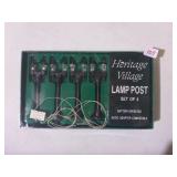 Heritage Village Lamp Post Set of 4 #59960