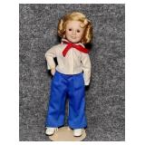 1987 Shirley Temple Porcelain Doll, Danbury Mint,