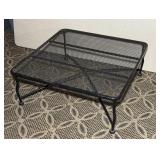 Short outdoor Metal Patio Table, 33' x 33' x 13'h