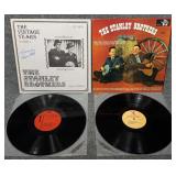 2 SIGNED Record Albums, The Stanley Brothers, no