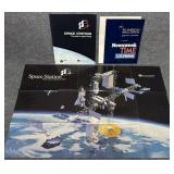 1987 NASA Space Station Folder with Book and