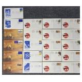 1980's NASA Space Shuttle Stamped Envelopes, some