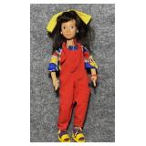 1986 Mattel Hot Looks Stacey Poseable Doll 17'