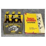 The Three Stooges Beer 6 pack, (empty)
