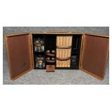 RARE Rocky Patel Ostrich Cigar and Liquor Case