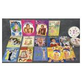 14 Vtg Paper Doll Cut Out Books, Set of 4 Rosanna
