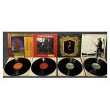 4 SIGNED Bluegrass Record Albums, 2 Vernon