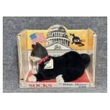 SOCKS The White House Cat, 1993, in Box