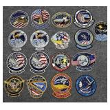 17 NASA Space Shuttle and Astronaut Embroidered