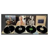 4 Signed Bluegrass Record Albums