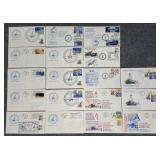 1982 NASA Space Shuttle Covers, 18 total stamped
