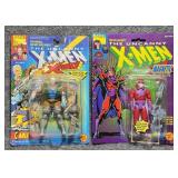 2 The Uncanny X-Men, 1991 Magneto with card,