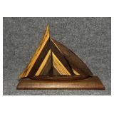 Gregory R. Dunlap Hand Made Sailboat