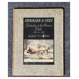 1942 hardcover book titled Currier & Ives.