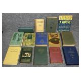 14 Antique Books, Various Types and Conditions,