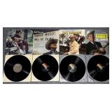 4 SIGNED Bluegrass Record Albums, 3 Bill Monroe