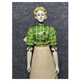 Foreside Carved Wooden Figure with Stand