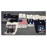 8 Presidential T Shirts, all were in bags and
