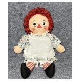Vtg Raggedy Ann Rag Doll by Knickerbocker, 17'
