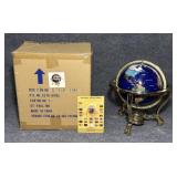 Gemstone World Globes, Handmade with stones,