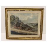 Manchester Coach heading downhill Frame 23x20