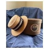 Straw Boater Hat by Stetson