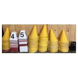 1 set of driving cones & measing sticks