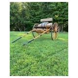 Natural wood large Pony Road Cart