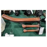 Cast & Wooden Saddle Rack