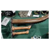 Cast & Wooden Saddle Rack
