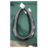 21 inch Patent leather collar