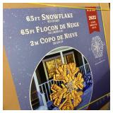6.5Ft LED Lighted Snowflake