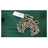Light pair of pole chains   43in long