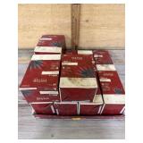 11 boxes of 100 count red mini lights