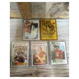 Topps football cards with frank Tarkenten,