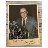 Jesse Helms signed photo