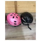 2 Razor bike helmets