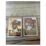 Carson Palmer and AJ Green Topps refractor cards