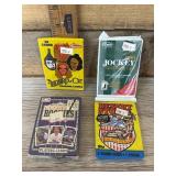 Unopened packs of trading cards