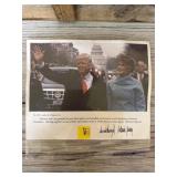 Donald Trump and Melania thank you photograph