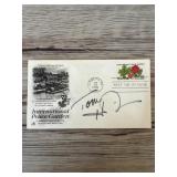 Signed first day issue envelope