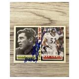 Chuck Bednarik signed Topps Heritage football