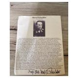 Horst Petzschler WWII Ace signed page