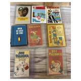 Group of vintage trading cards with Joe palooka