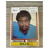1974 Topps football Ahmad Rashad RC