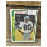 1978 Topps football Steve Largent number 443