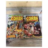 Conan the barbarian 27 and 29 Marvel bronze age